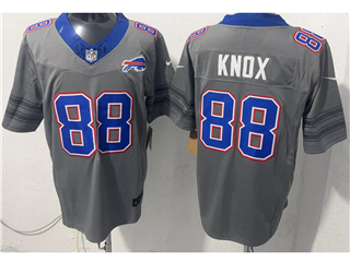 Buffalo Bills #88 Dawson Knox 2026 Alternate Gray Vapor F.U.S.E. Limited Jersey