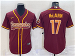 Washington Commanders #17 Terry McLaurin Burgundy Baseball Cool Base Jersey