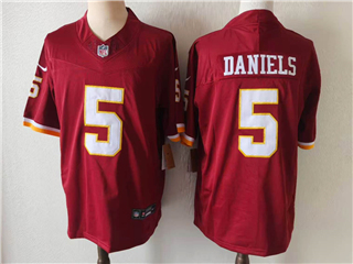 Washington Commanders #5 Jayden Daniels 2026 Burgundy Vapor F.U.S.E. Limited Jersey