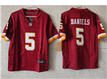Washington Commanders #5 Jayden Daniels Youth 2026 Burgundy Vapor F.U.S.E. Limited Jersey