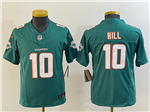 Miami Dolphins #10 Tyreek Hill Youth Aqua Vapor F.U.S.E. Limited Jersey