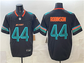 Miami Dolphins #44 Chop Robinson Black Rivalries Vapor F.U.S.E. Limited Jersey