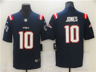 New England Patriots #10 Mac Jones Navy Vapor Limited Jersey