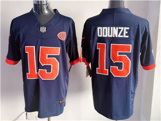 Chicago Bears #15 Rome Odunze 2026 Navy Rivalries Vapor F.U.S.E. Limited Jersey