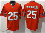 Chicago Bears #25 Kyle Monangai Orange Vapor F.U.S.E. Limited Jersey