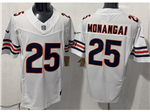 Chicago Bears #25 Kyle Monangai White Vapor F.U.S.E. Limited Jersey