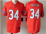 Chicago Bears #34 Walter Payton Orange Vapor F.U.S.E. Limited Jersey
