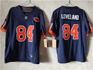 Chicago Bears #84 Colston Loveland Youth 2026 Navy Rivalries Vapor F.U.S.E. Limited Jersey