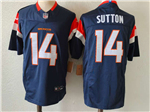 Denver Broncos #14 Courtland Sutton Navy Vapor F.U.S.E. Limited Jersey