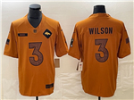 Denver Broncos #3 Russell Wilson 2023 Brown Salute To Service Limited Jersey