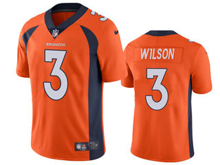 Denver Broncos #3 Russell Wilson Youth Orange Vapor Limited Jersey