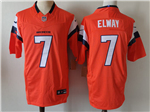 Denver Broncos #7 John Elway Orange Vapor F.U.S.E. Limited Jersey