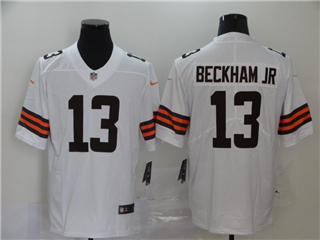 Cleveland Browns #13 Odell Beckham Jr. 2020 White Vapor Limited Jersey