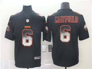 Cleveland Browns #6 Baker Mayfield Black Arch Smoke Limited Jersey