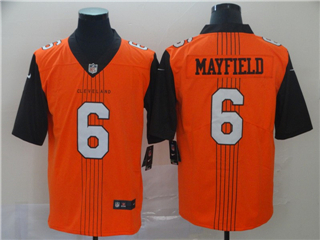 Cleveland Browns #6 Baker Mayfield Orange City Edition Limited Jersey