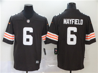 Cleveland Browns #6 Baker Mayfield 2020 Brown Vapor Limited Jersey