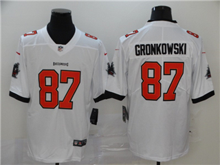 Tampa Bay Buccaneers #87 Rob Gronkowski 2020 White Vapor Limited Jersey