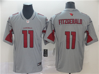 Arizona Cardinals #11 Larry Fitzgerald Gray Inverted Limited Jersey