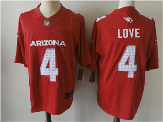 Arizona Cardinals #4 Jeremiyah Love Red Vapor F.U.S.E. Limited Jersey