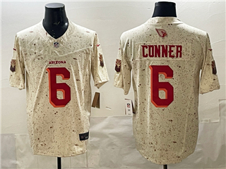 Arizona Cardinals #6 James Conner Cream Rivalries Vapor F.U.S.E. Limited Jersey