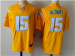 Los Angeles Chargers #15 Ladd McConkey Gold Vapor F.U.S.E. Limited Jersey