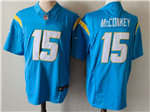 Los Angeles Chargers #15 Ladd McConkey Powder Blue Vapor F.U.S.E. Limited Jersey