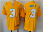 Los Angeles Chargers #3 Derwin James Jr. Gold Vapor F.U.S.E. Limited Jersey