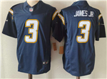 Los Angeles Chargers #3 Derwin James Jr. Navy Vapor F.U.S.E. Limited Jersey