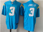 Los Angeles Chargers #3 Derwin James Jr. Powder Blue Vapor F.U.S.E. Limited Jersey