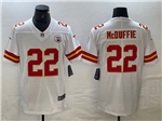 Kansas City Chiefs #22 Trent McDuffie White Vapor Limited Jersey