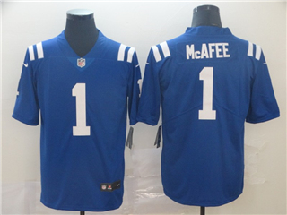 Indianapolis Colts #1 Pat McAfee Blue Vapor Limited Jersey