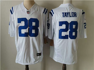 Indianapolis Colts #28 Jonathan Taylor White Vapor F.U.S.E. Limited Jersey