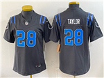 Indianapolis Colts #28 Jonathan Taylor Women's 2026 Anthracite Vapor F.U.S.E. Limited Jersey