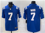 Indianapolis Colts #7 Charvarius Ward Blue Vapor Limited Jersey