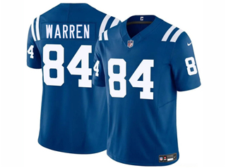 Indianapolis Colts #84 Tyler Warren Blue Vapor F.U.S.E. Limited Jersey