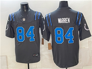 Indianapolis Colts #84 Tyler Warren 2026 Anthracite Vapor F.U.S.E. Limited Jersey