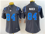 Indianapolis Colts #84 Tyler Warren Women's 2026 Anthracite Vapor F.U.S.E. Limited Jersey