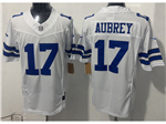 Dallas Cowboys #17 Brandon Aubrey White Vapor F.U.S.E. Limited Jersey