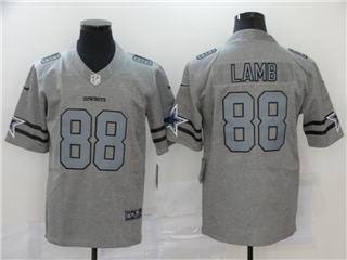 Dallas Cowboys #88 CeeDee Lamb 2019 Gray Gridiron Gray Limited Jersey