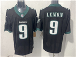 Philadelphia Eagles #9 Makai Lemon Black Vapor F.U.S.E. Limited Jersey