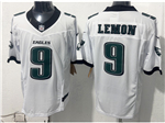 Philadelphia Eagles #9 Makai Lemon White Vapor F.U.S.E. Limited Jersey