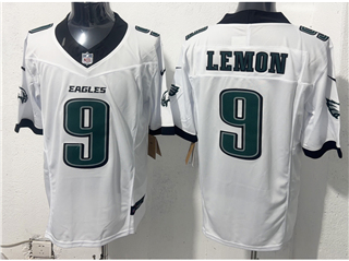 Philadelphia Eagles #9 Makai Lemon White Vapor F.U.S.E. Limited Jersey