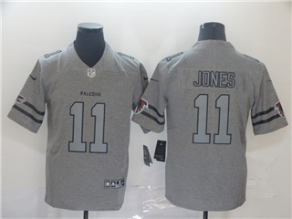 Atlanta Falcons #11 Julio Jones 2019 Gray Gridiron Gray Limited Jersey