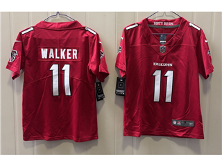 Atlanta Falcons #11 Jalon Walker Youth 2026 Red Vapor Limited Jersey