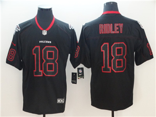 Atlanta Falcons #18 Calvin Ridley Black Shadow Limited Jersey