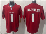 Atlanta Falcons #1 Tua Tagovailoa 2026 Red Vapor F.U.S.E. Limited Jersey