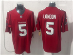 Atlanta Falcons #5 Drake London 2026 Red Vapor F.U.S.E. Limited Jersey