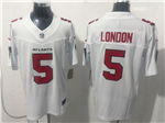 Atlanta Falcons #5 Drake London 2026 White Vapor F.U.S.E. Limited Jersey