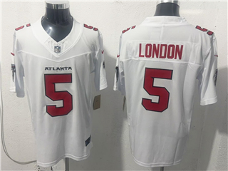 Atlanta Falcons #5 Drake London 2026 White Vapor F.U.S.E. Limited Jersey