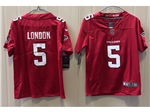 Atlanta Falcons #5 Drake London Youth 2026 Red Vapor Limited Jersey